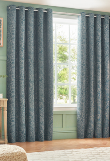Grantley Eyelet, Wedgewood - Ready Made Curtains